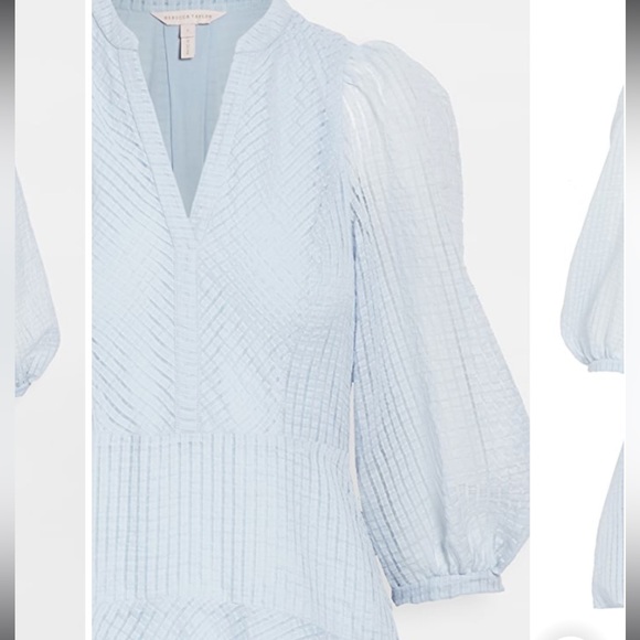 Rebecca Taylor puff sleeve bubble hem dress - Picture 10 of 16